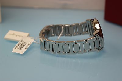 Pre-owned Ferragamo Salvatore  Women's Fq4070013 Minuetto Rotating Gancino Diamond Watch In Dim Gray