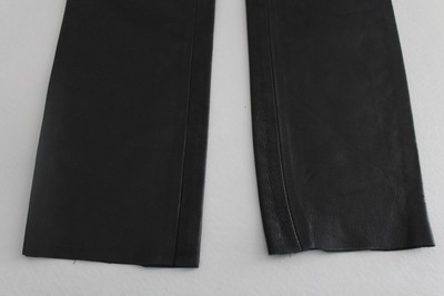 MAS Black Leather Pants Size 30