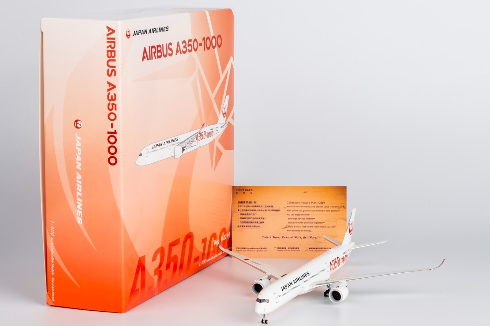 【メーカー再生品】 NG Diecast A350-1000 Airbus JAL Airlines Japan 1:400 Model 航空機・ヘリコプター