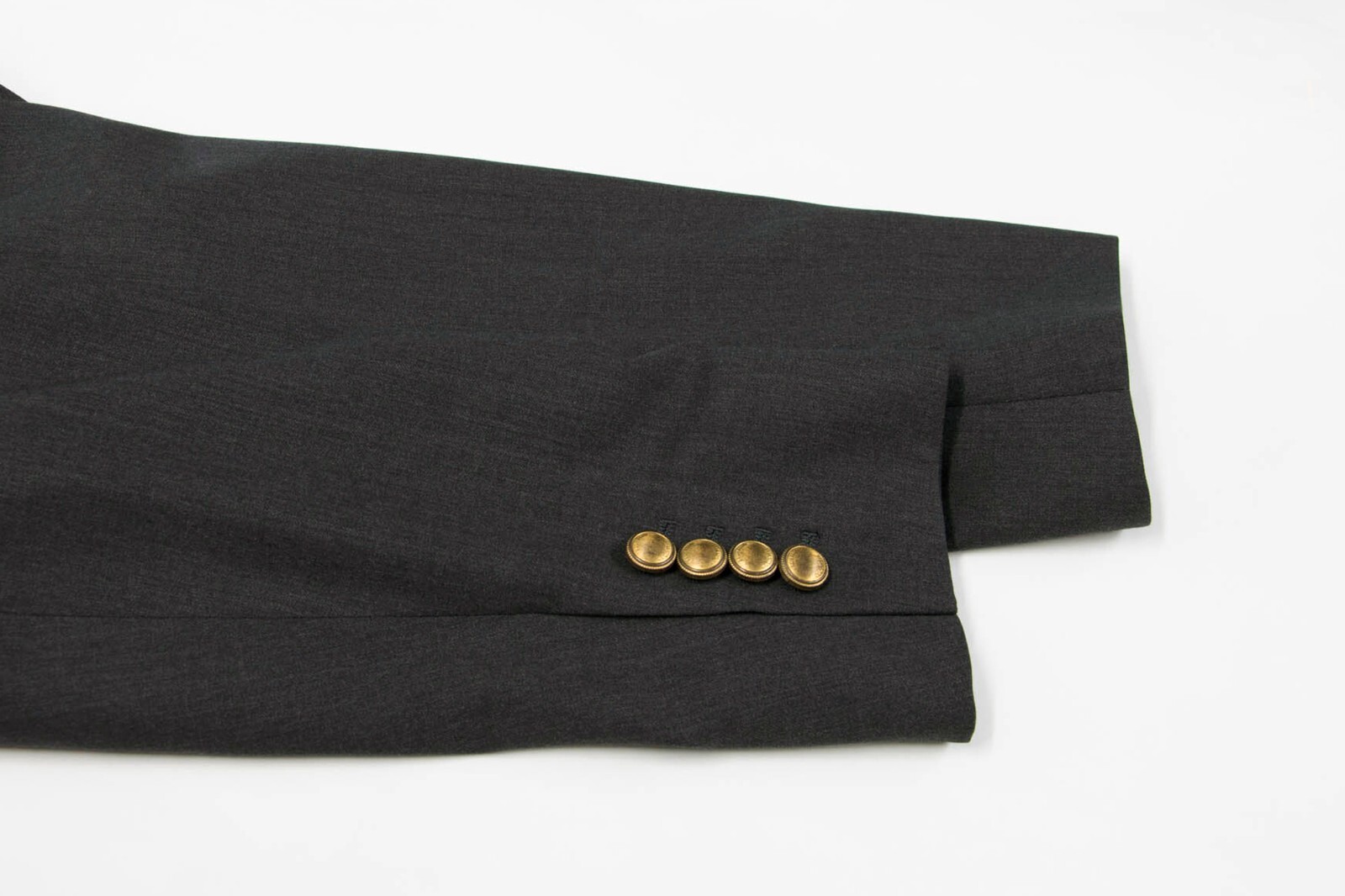 Pre-owned Brunello Cucinelli Nwt$3880  Men 100% Vwool Sport Coat W/logo Buttons50/40us A242 In Gray