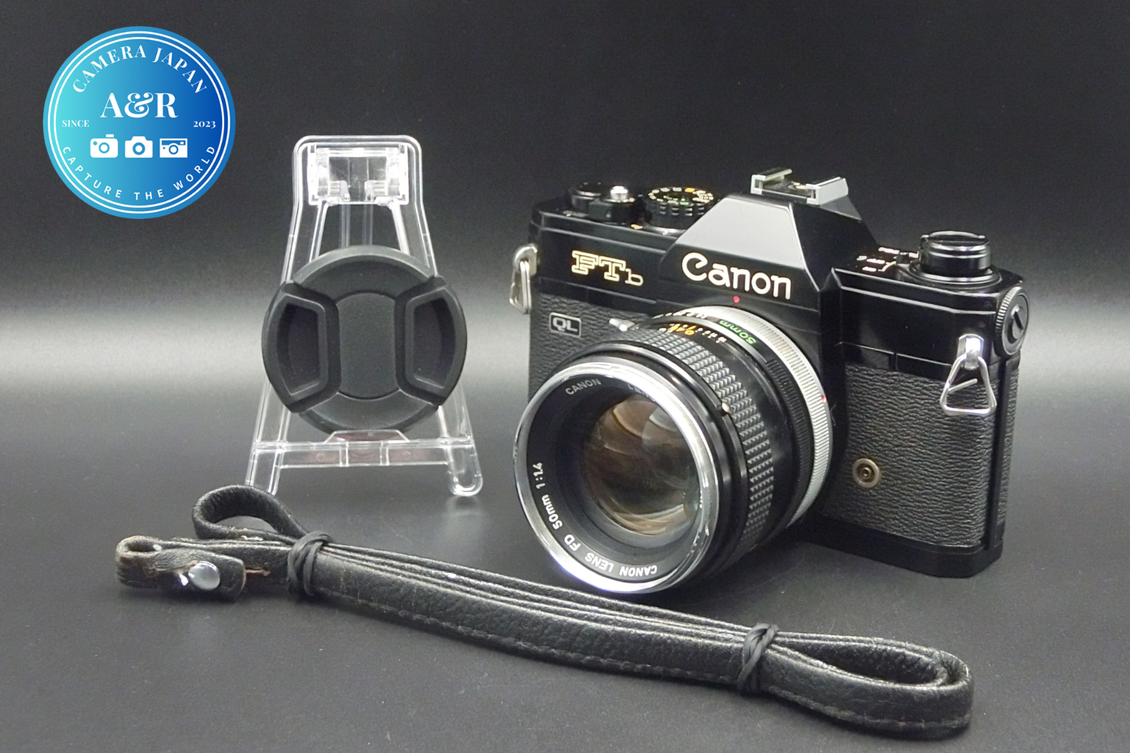 Canon FTb QL Black SLR 35mm Film Camera FD 50mm F1.4 Lens [N