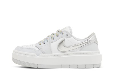 Pre-owned Jordan Air  Wmns Air  1 Elevate Low Se 'tear Away - White' Dx6069-101 In White/metallic Silver/white