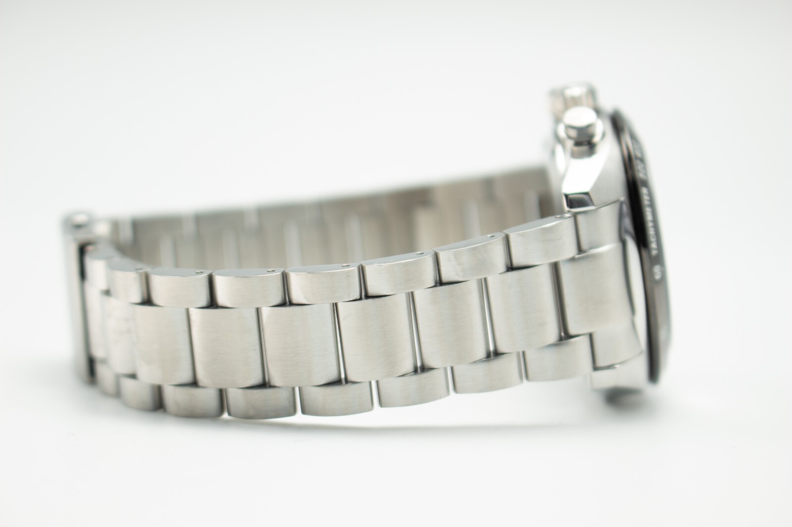 Pre-owned Seiko Prospex Speedtimer Solarchronograph White Sand-blasted Dial Watch Ssc813p1