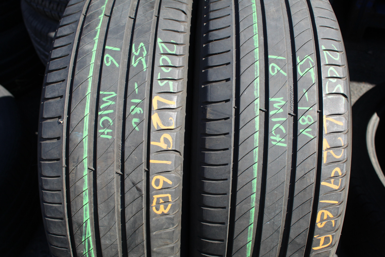 205 55 16 Michelin, Primacy 4, 91V, x2 A Pair 4.5mm (F1_tyres) L2916