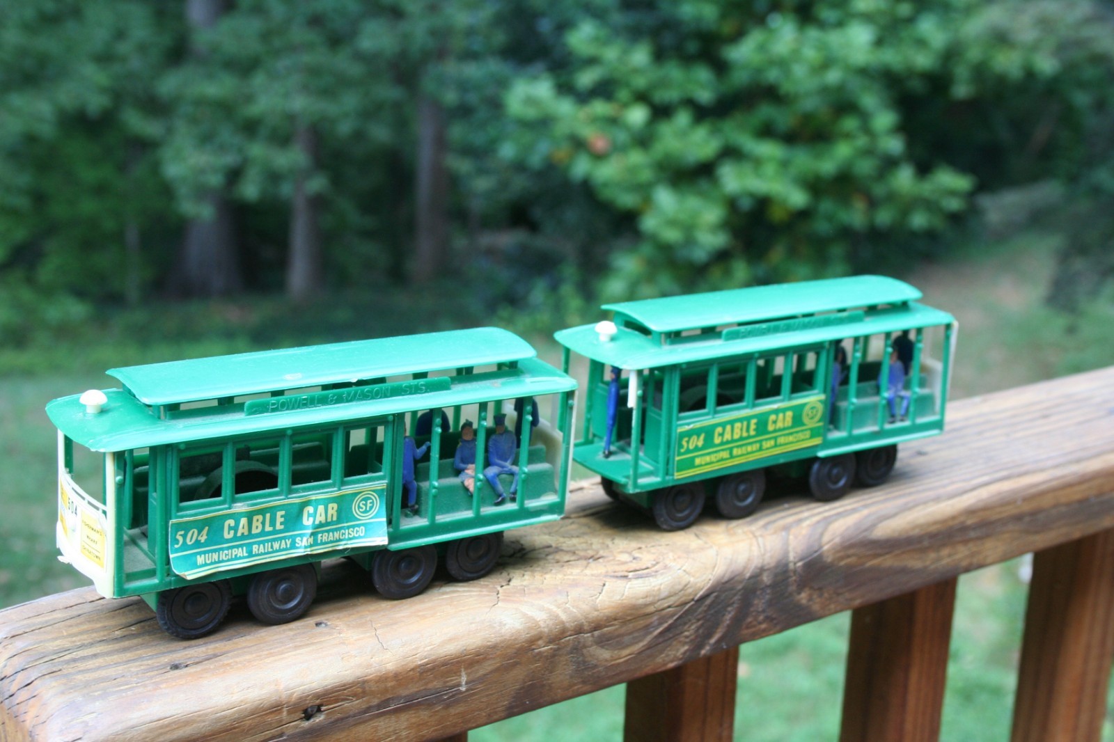 Vintage Friction Municipal Railway San Francisco Powell and Market Cable Cars