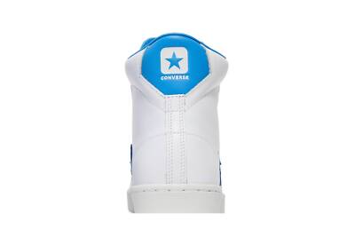 Pre-owned Converse Pro Leather Hi 'white Blue' 166813c In White/blue