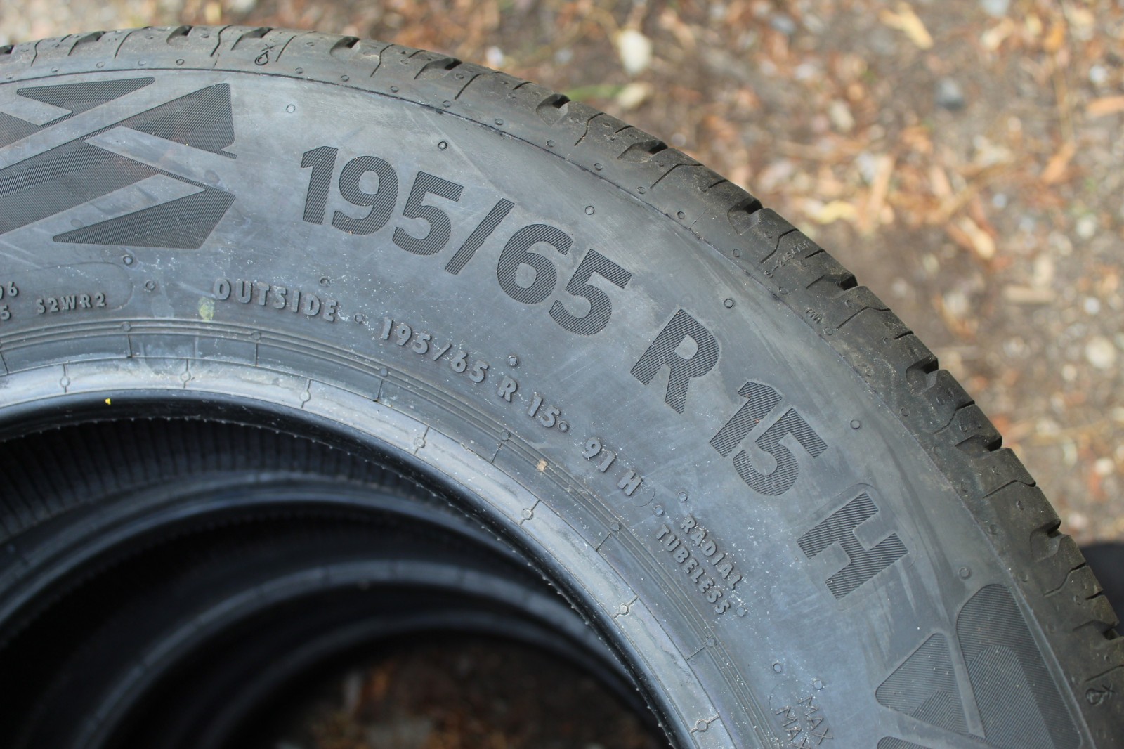 New 195 55 16 Continental, Eco Contact 6, 91H, x1 Tyre (F1_tyres) X38