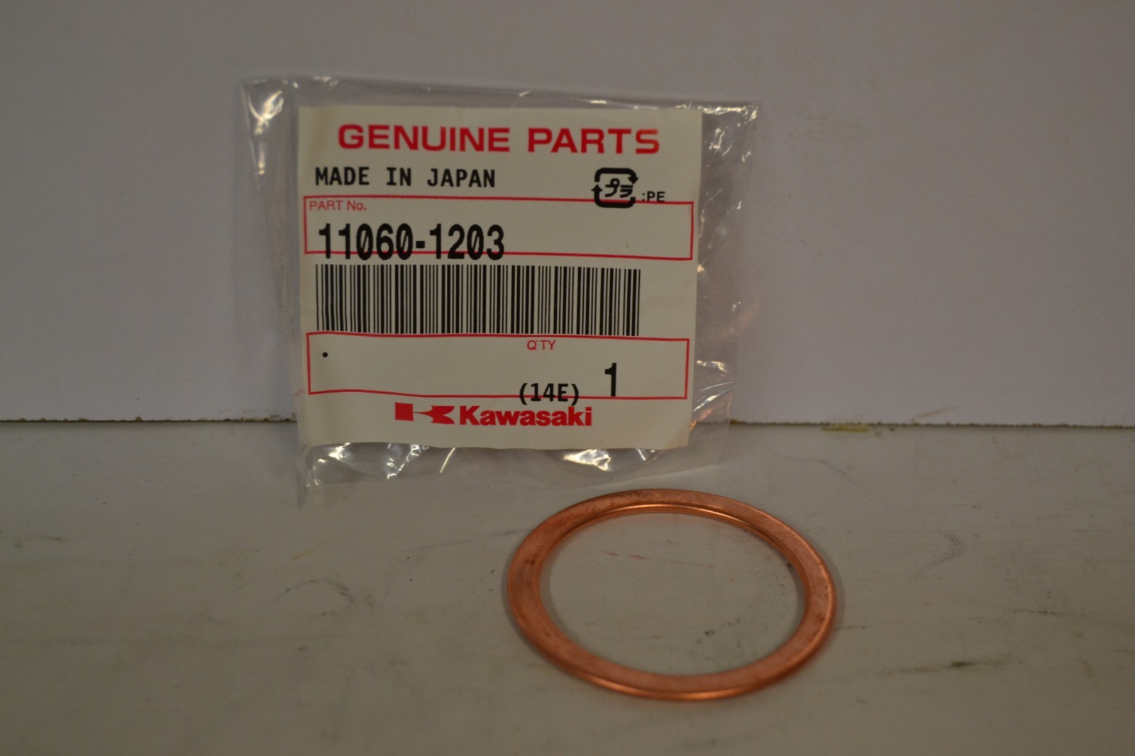 OEM Kawasaki Exhaust Pipe Gasket 11060-1203 KE100 ZX6R Ninja