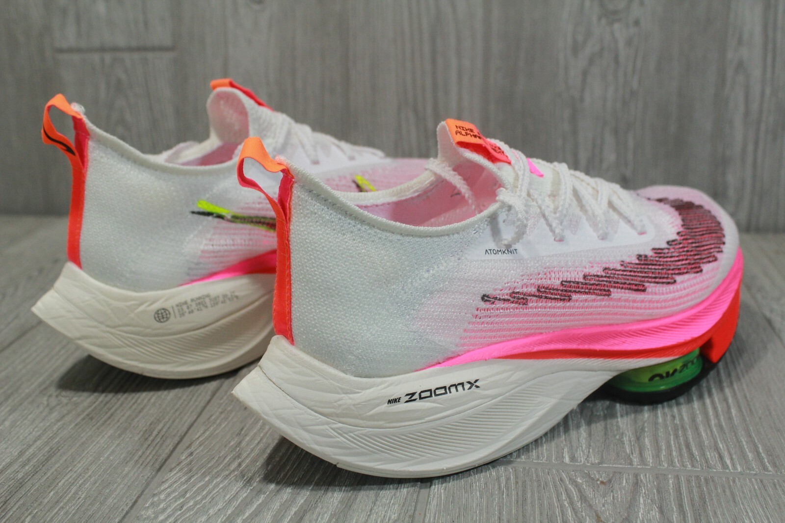 Pre-owned Nike Air Zoom Alphafly Next % Fk Running Shoes Womens Sz 7, 7.5, 8 In Multicolor
