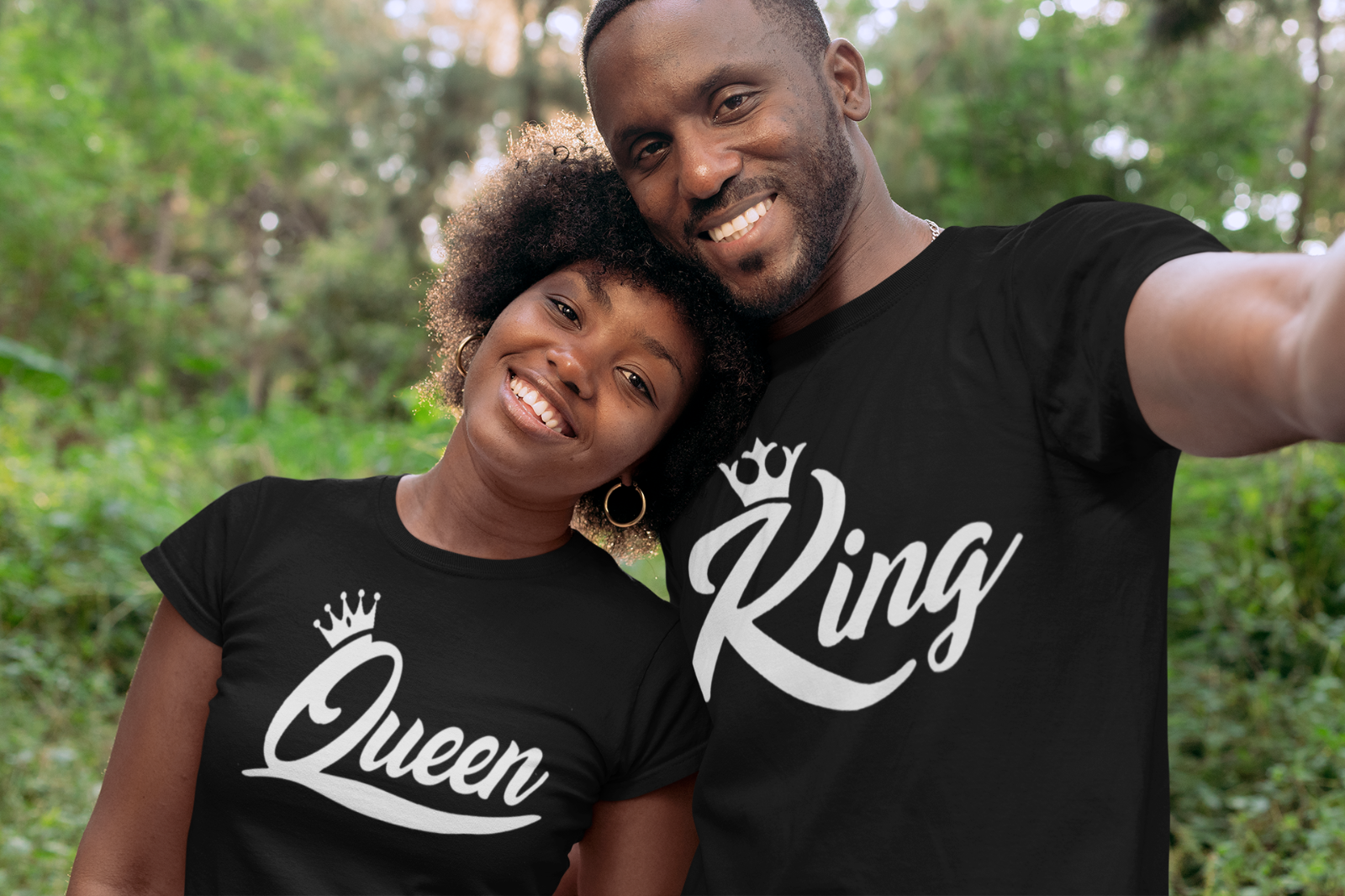 Футболка King \u0026 Queen Crown couples T 