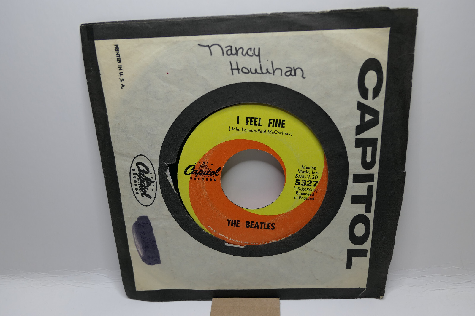 The Beatles: I Feel Fine / She's A Woman / 45 Rpm / 1964