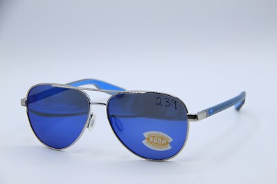 NEW COSTA DEL MAR PELI 06S4002 40021857 PEL 288 AUTHENTIC SUNGLASSES 57-14