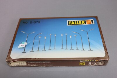 ZA051 Faller Maquette Ho B-579 56 lampadaires factices de 6 modeles