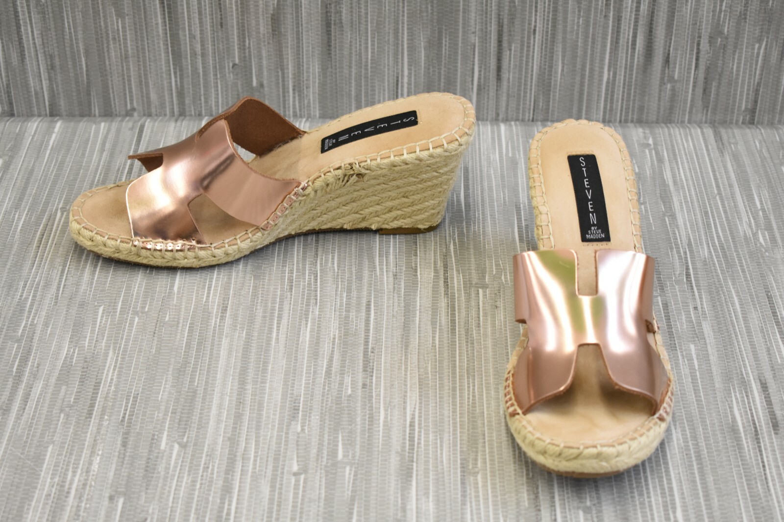 steve madden eryk wedge cognac