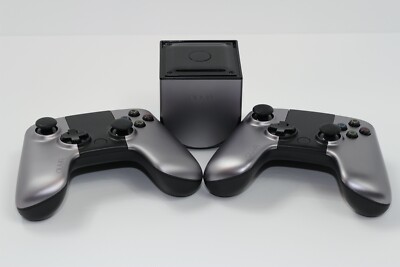 OUYA Game Console and Controllers (2)