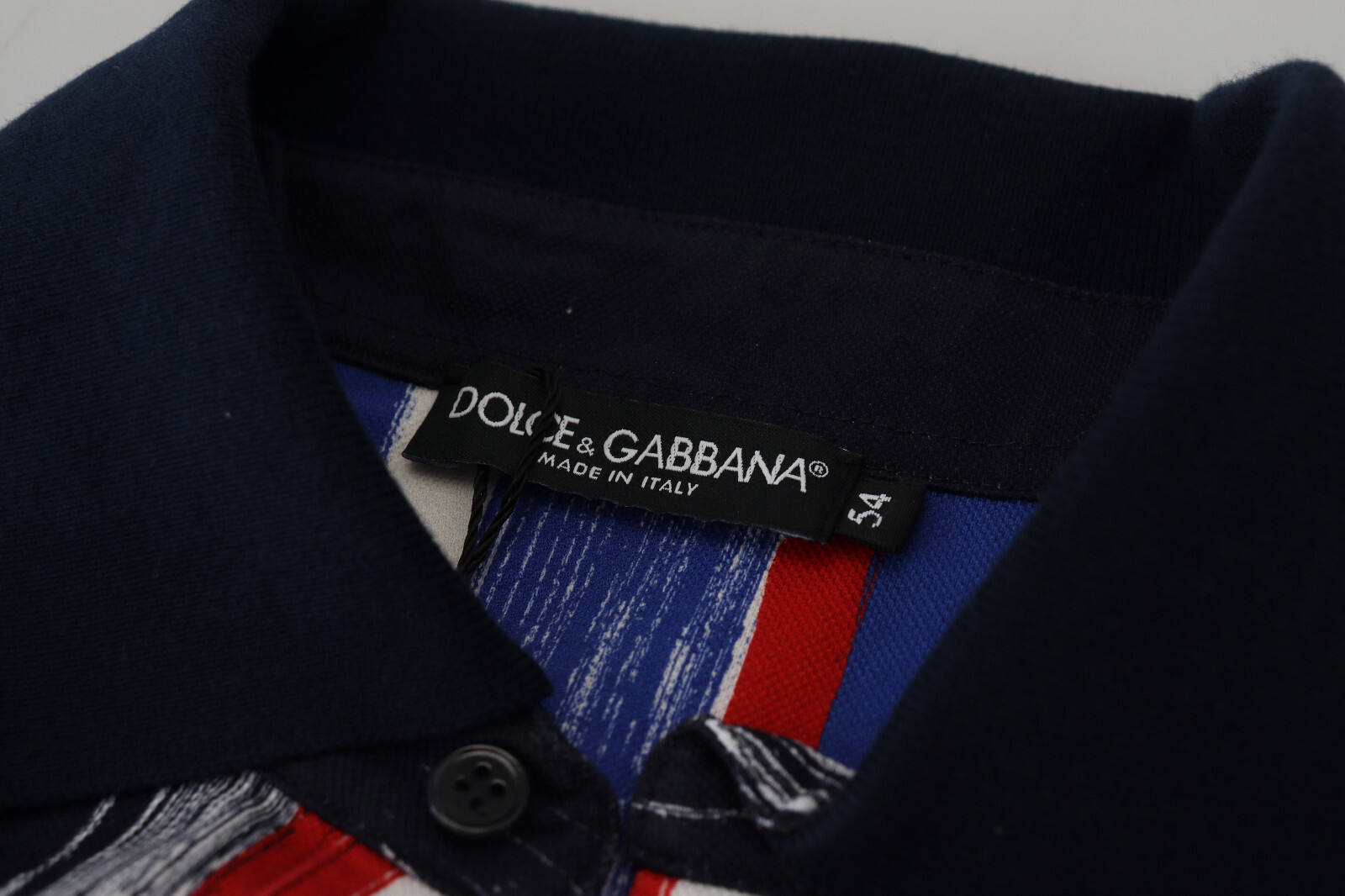 

Футболка DOLCE - GABBANA, разноцветная хлопковая футболка-поло, мужская IT48/ US38 / Рекомендуемая розничная цена 800 долларов США, Multicolor