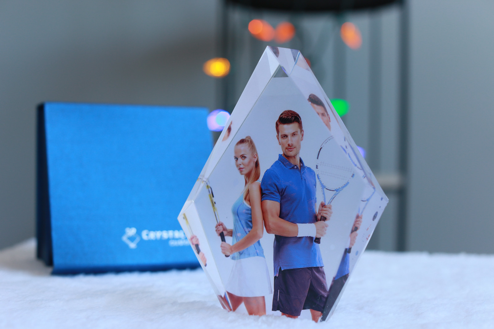Crystal Photo trophy- Personalized Custom Gift