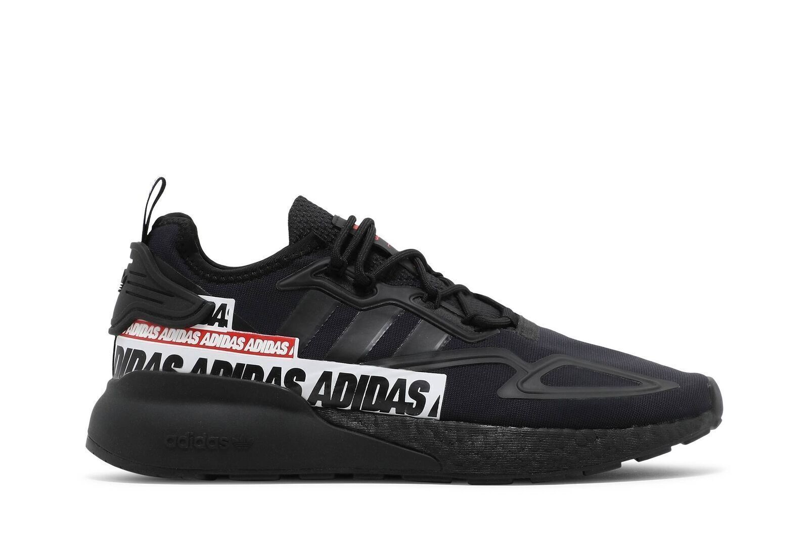 adidas ZX 2K Boost 'Bold Logo Graphic - Black' FX7038 Men's Shoes adidas ZX 2K Boost 'Bold Logo Graphic - Black' FX7038 Men's Shoes