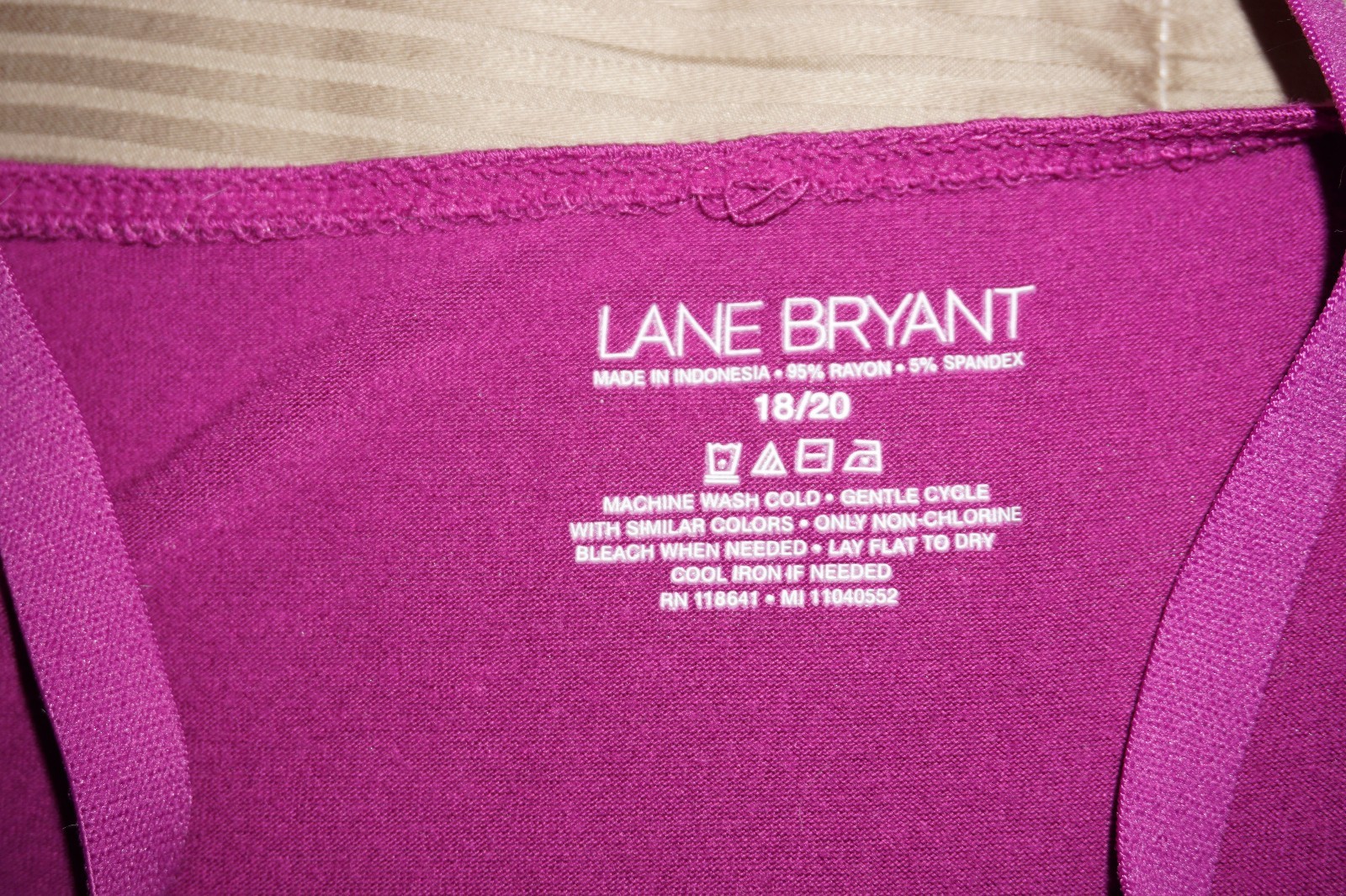 Lane Bryant Sleepwear Purple Tank Top Size 18/20