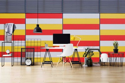 3D Color Vertical Stripes Wallpaper Wall Murals Removable Wallpaper 124