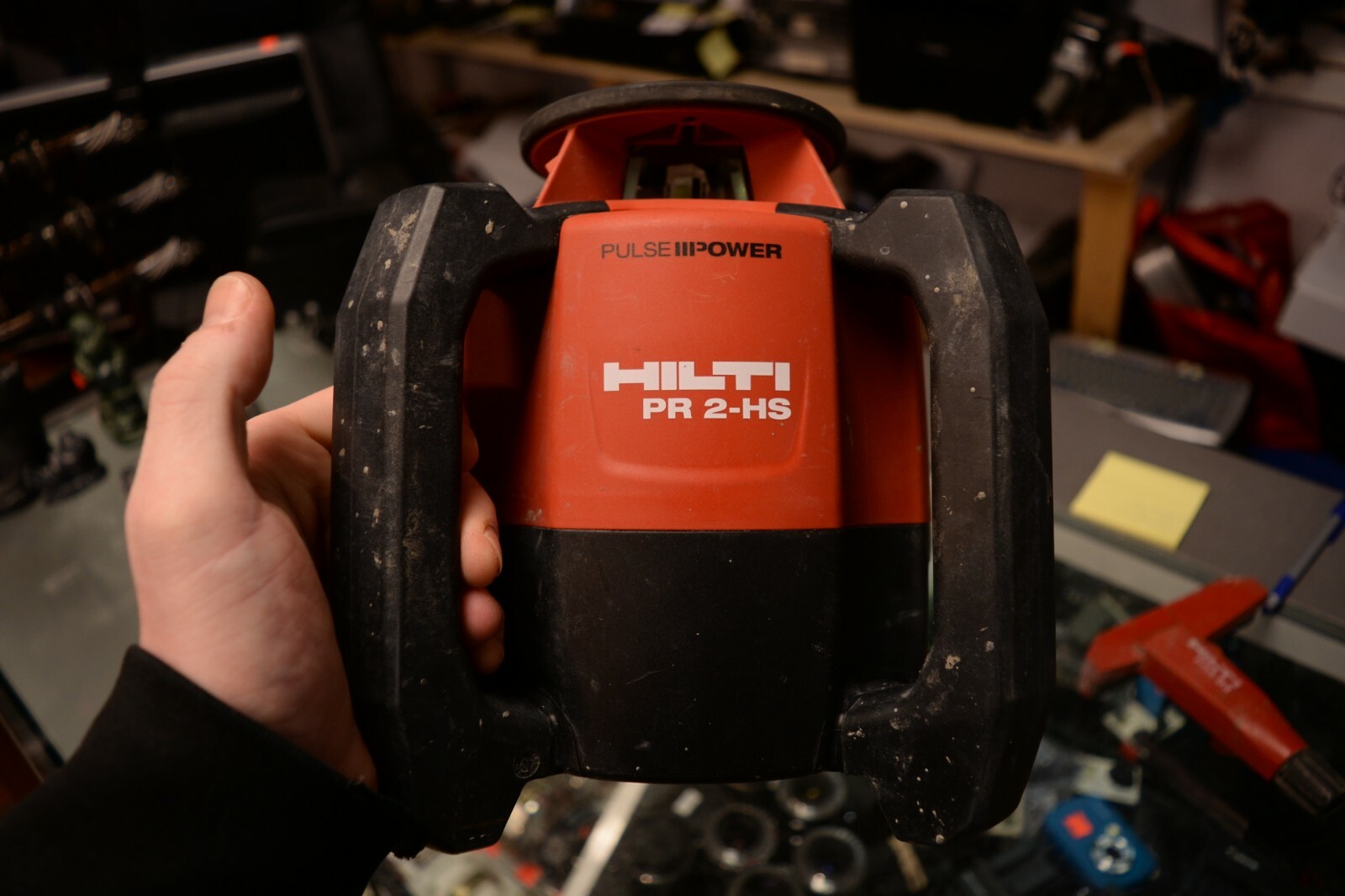 Hilti PR 2-HS Rotating Laser Level With Extras - TESTED/WORKS