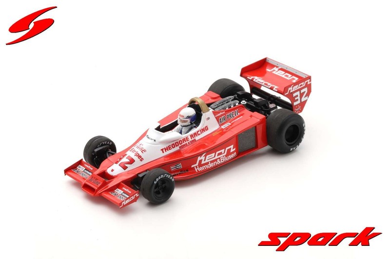Spark S9999 Wolf Wr3 NÂ°32 Gp Allemagne 1978 Keke Rosberg  1/43