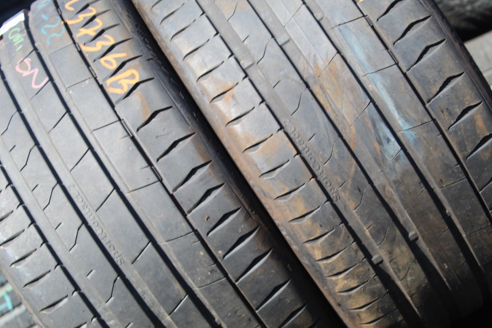 265 30 20 Continental, SC 7, XL, 94Y, x2 A Pair 6.3mm (F1_tyres) L3736