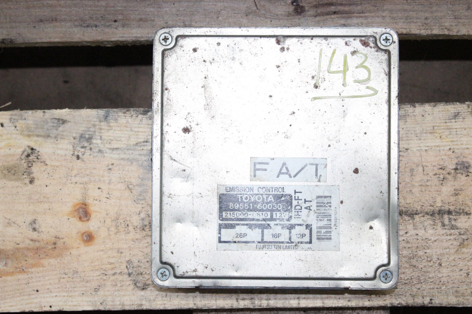 TOYOTA 1HD-FT ENGINE CONTROL UNIT 89551-60030 ECU, ECM | eBay