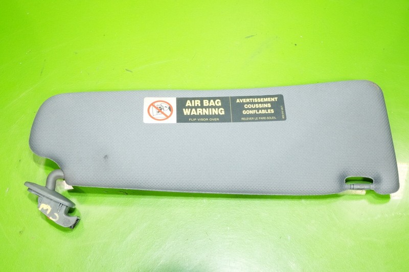 00-06 Audi TT OEM coupe driver left sun visor blocker guard shield gray