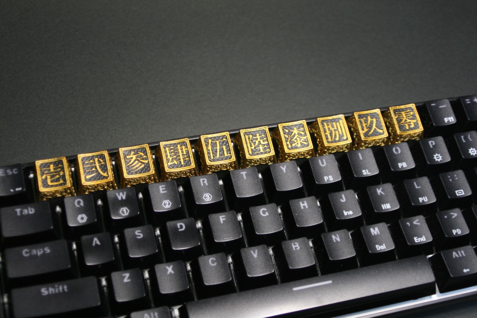 その他 Artisan keycap KANJI number Artisan Keycap ,CherryMX axis Japanese numeric