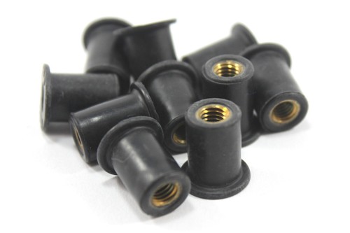 のん Kawasaki 92015-1757 m5 Rubber Well Nuts Wellnuts for Fairing