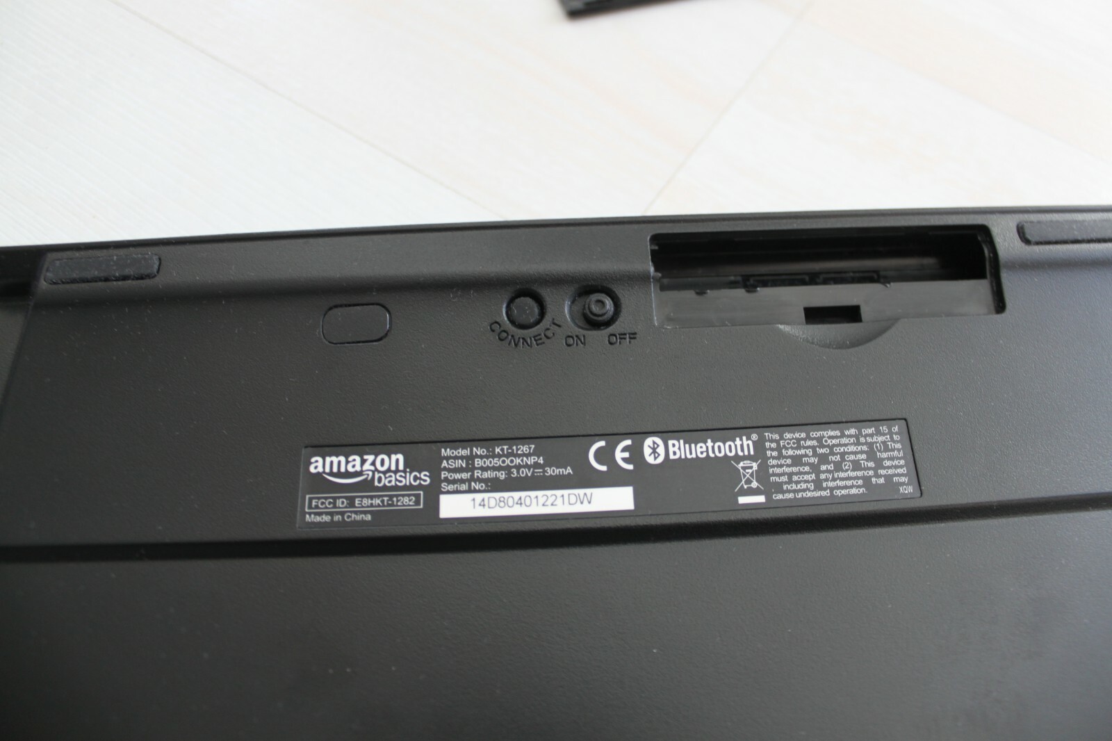 Amazon basics wireless keyboard