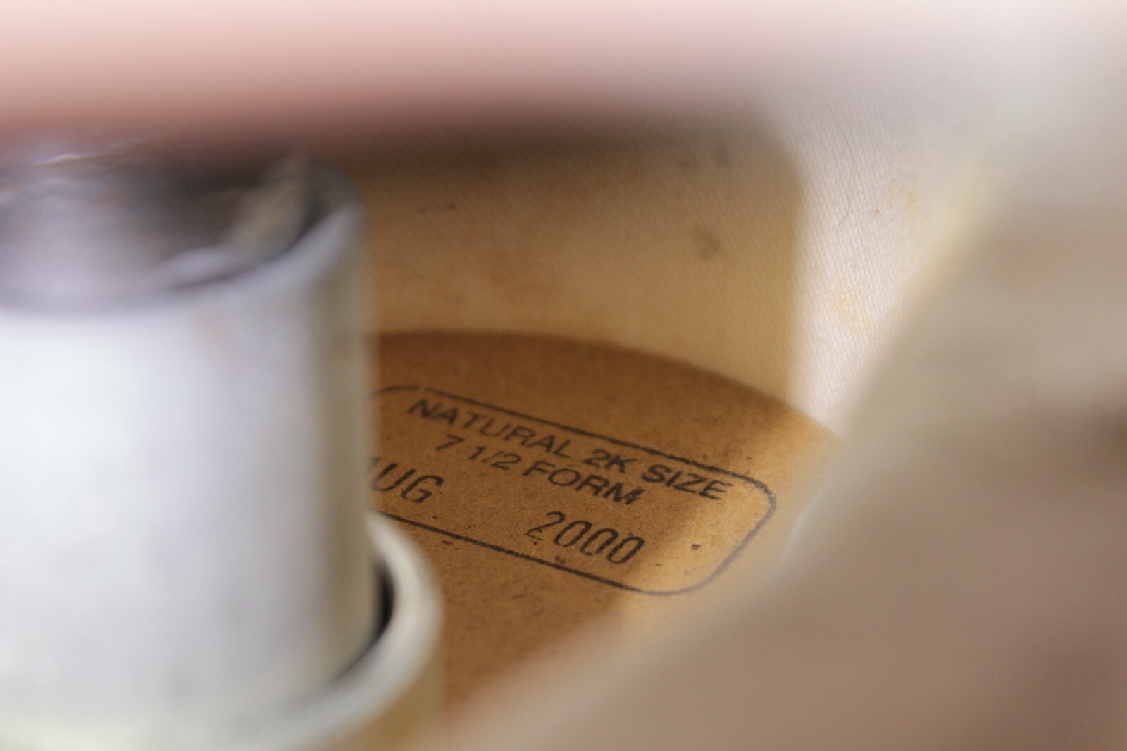 Mannequin Natural 2K Size 7 1/2 Form