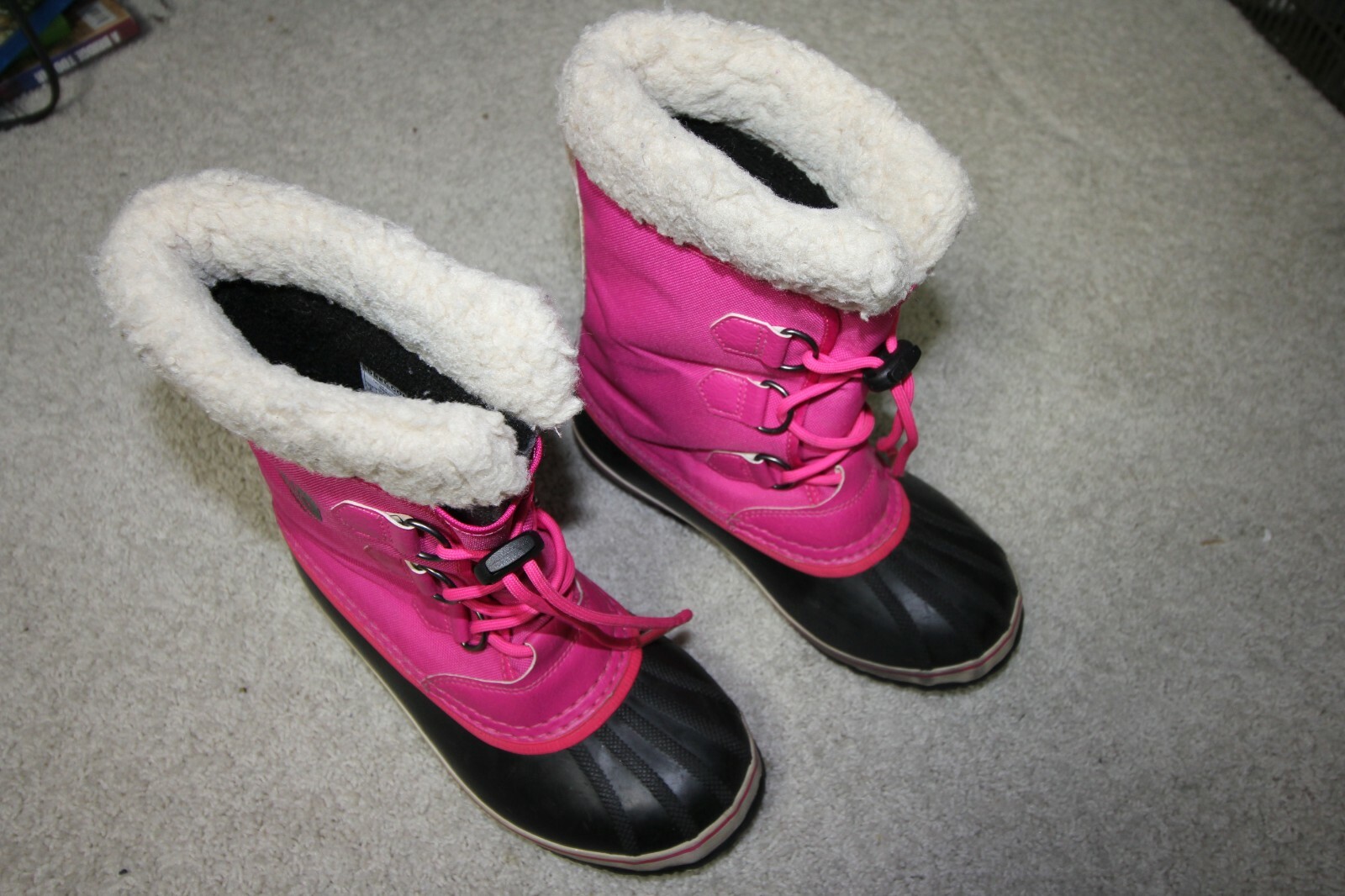 sorel pink snow boots