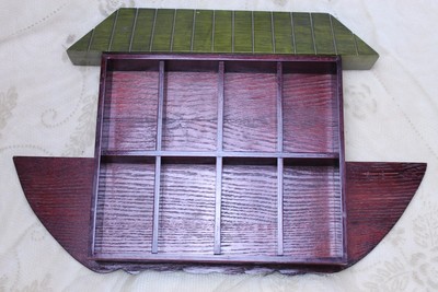 Midwest Cannon Falls Noah's Ark Wooden Wood Curio Shelf Perfect Baby Nursery