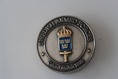 Swedish Armed Forces Mobile Task Force Command Challenge Coin