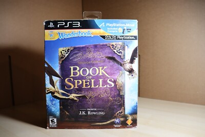 Book of Spells Wonderbook PS3 with PlayStation Move motion controller+Eye camera