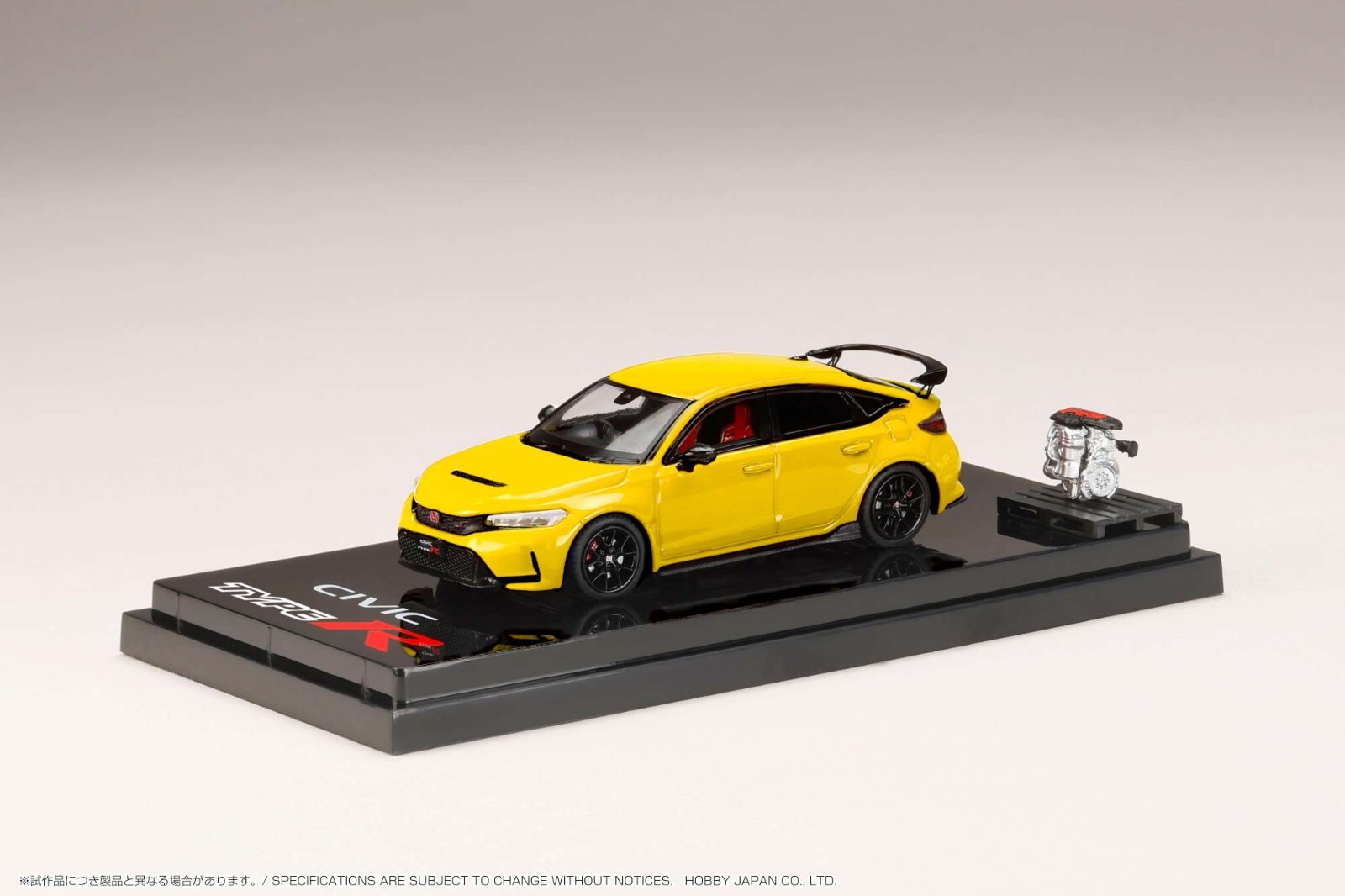 1/64 ホンダ Honda シビック Monster モンスター TYPE-R 1/64 HJ Hobby Japan Honda CIVIC TYPE R FL5 with Engine