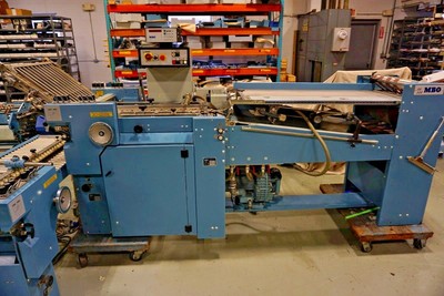 Used MBO B120 Cont. Feed with 8 page right angle