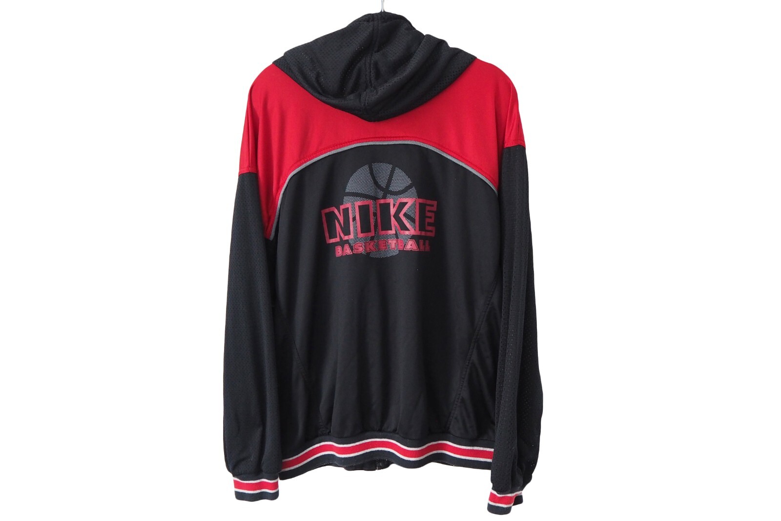 トップス 90's NIKE Basketball Track Jacket HIPHOP Vintage NIKE Basketball Track Jacket Hooded Full Zip Size XL
