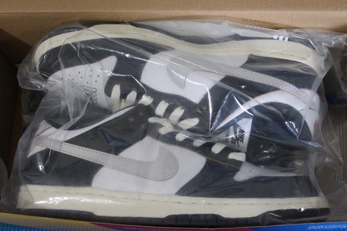 Nike SB Dunk Low HUF San Francisco Black White Orange Size