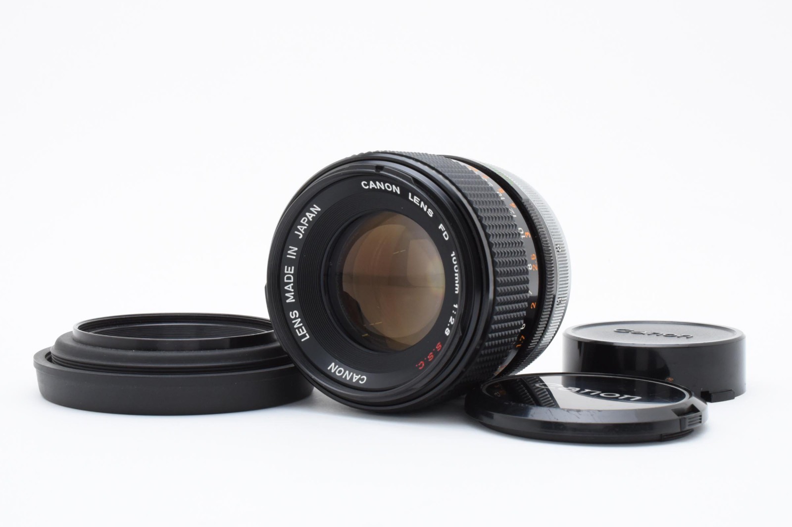 Excellent++++] CANON LENS FD 100mm F2.8 S.S.C MF Portrait