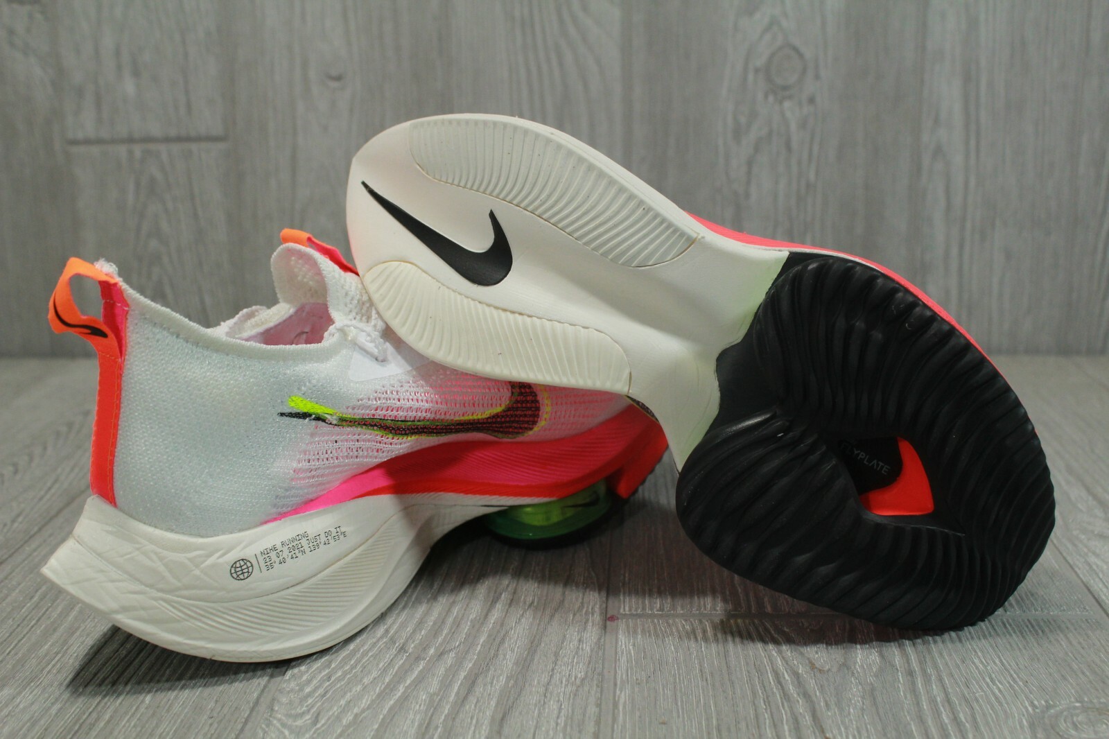 Pre-owned Nike Air Zoom Alphafly Next % Fk Running Shoes Womens Sz 7, 7.5, 8 In Multicolor