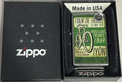 ZIPPO 2017 TOUR DE FRANCE 22 MAY 1929 LYON CHROME LIGHTER SEALED IN BOX 979S