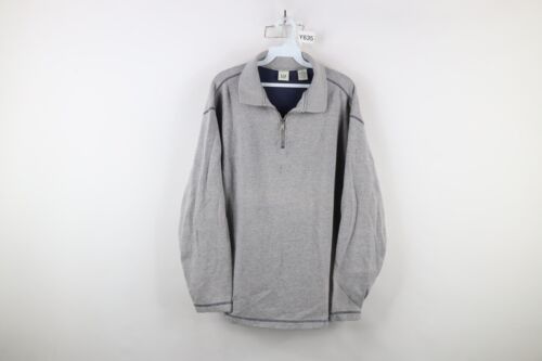 Vintage 90s Gap Mens Large Mesh Knit Half Zip Collared Long Vintage 90s Gap Mens Large Mesh Knit Half Zip Collared Long