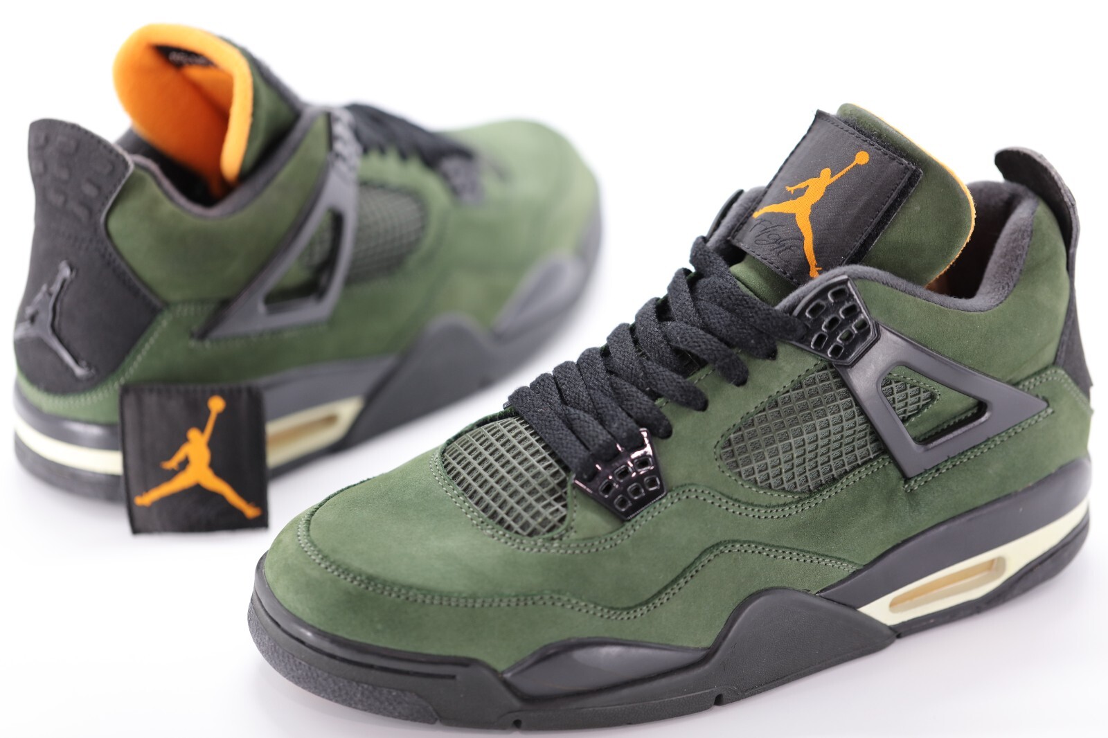 NIKE Air Jordan 4 🔥 UNDEFEATED Dark Green 🔥 sz 9 DS 2005