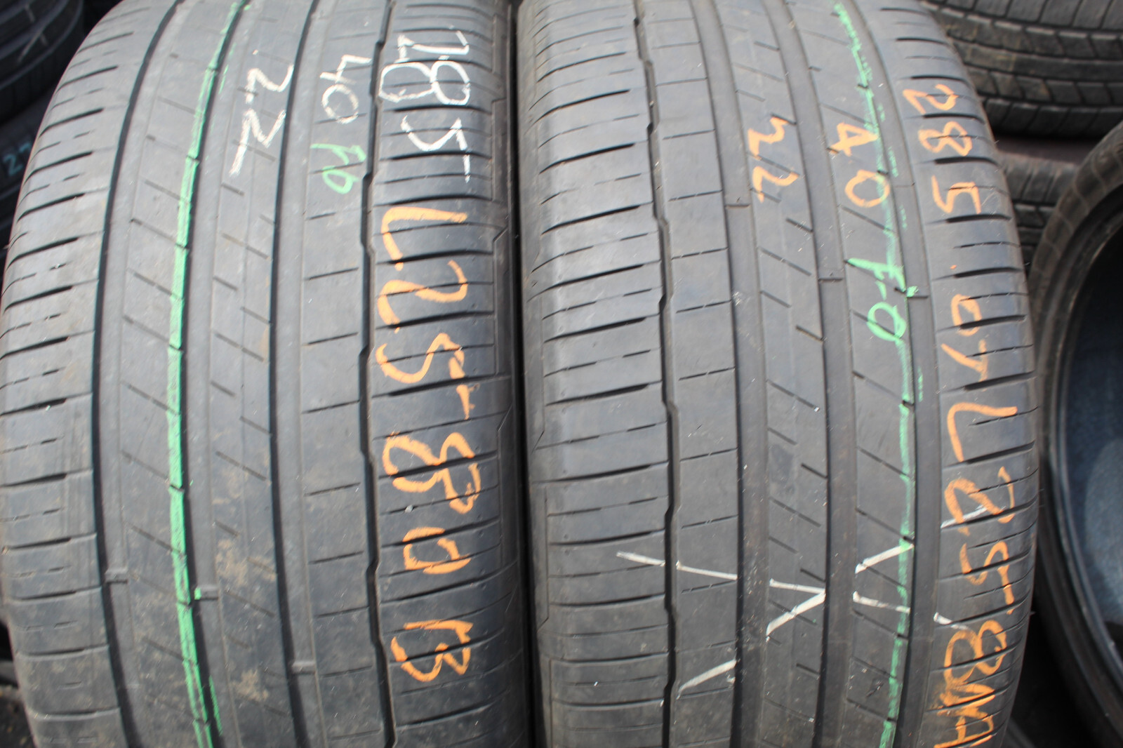 285 40 22 Hankook, Ventus S1 Evo 3 XL, 110Y, x2 A Pair 5.0mm (F1_tyres) FO L2580