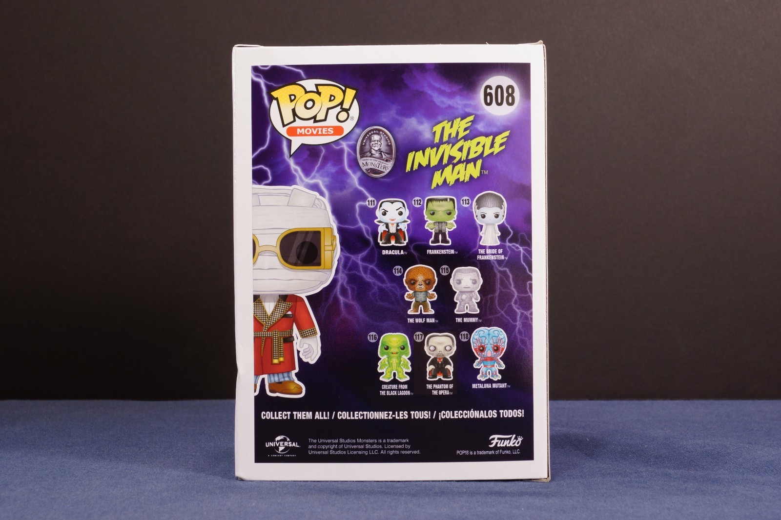 Monsters - THE INVISIBLE MAN - Walgreens Exclusive Chase - Funko Pop Movies #608