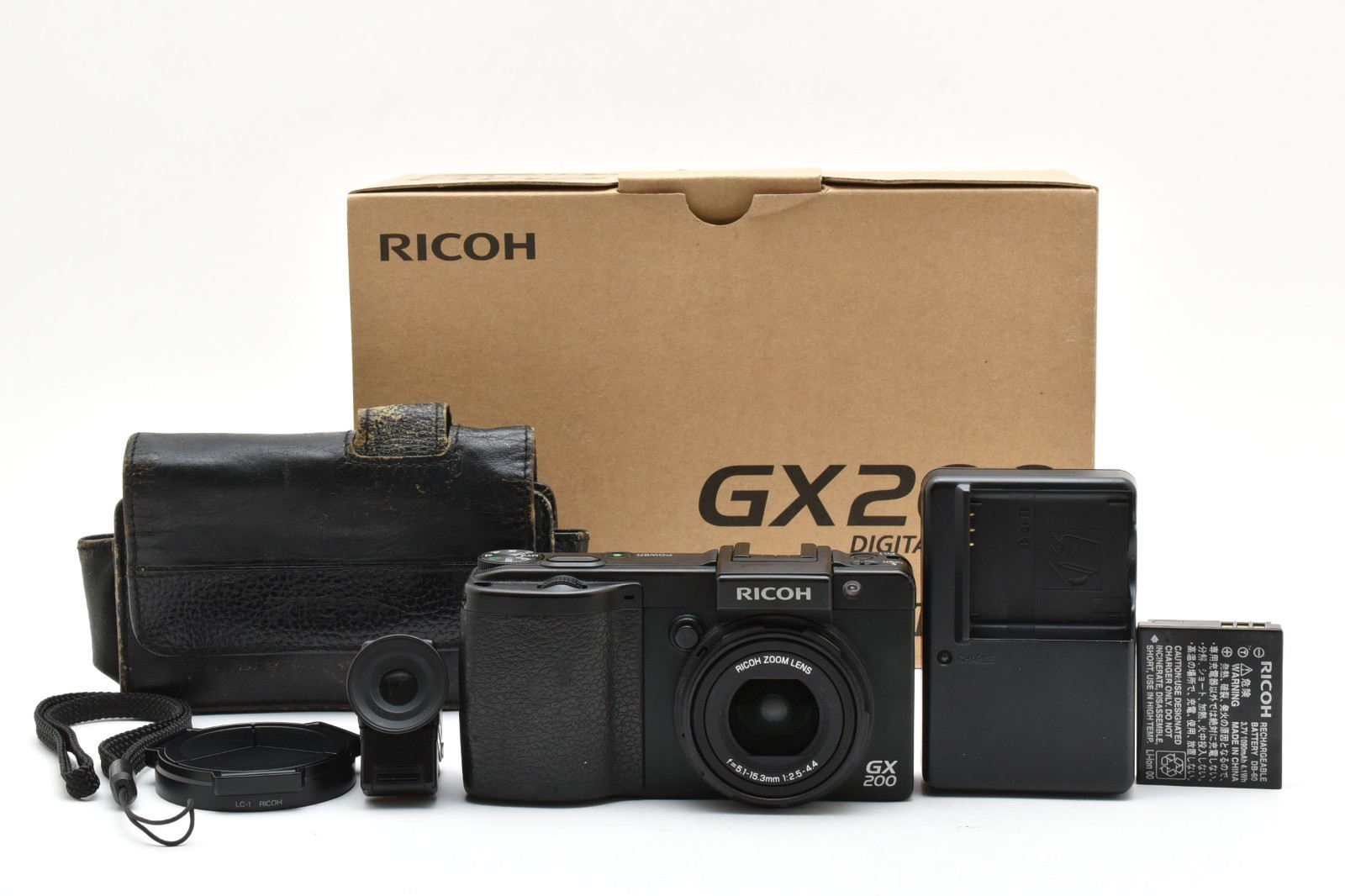RICOH GX200 ブラック Ricoh GX200 Compact Digital Camera Black VF KIT Direct from