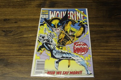 Marvel Comics Wolverine no 60 Shiva and Sabretooth